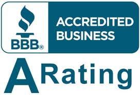 We're a proud member of the BBB. Currently we have an "A" ranking thanks to you!