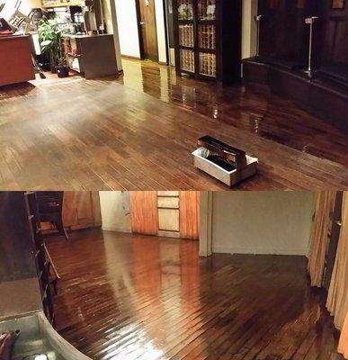 Wood floor refinishing in Baltimore MD