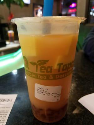 Grapefruit yakult tea