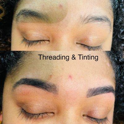 Deep Eyebrow Threading