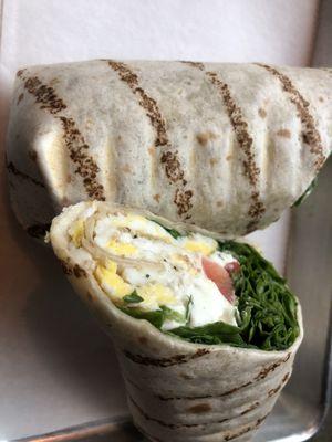 Farmers breakfast wrap $10