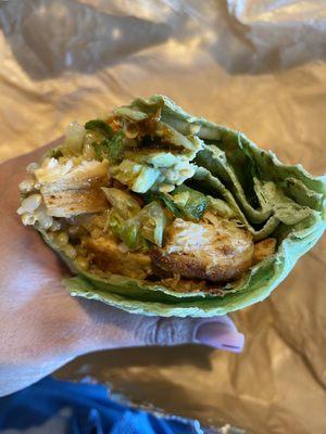 Chicken Banh Mi Wrap