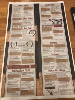 Menu Inside