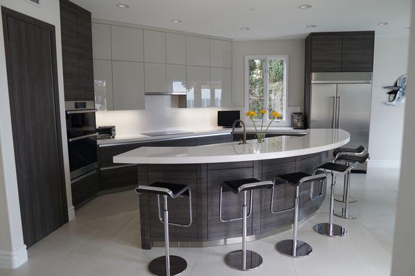 Custom Modern Kitchen installed in Laguna Niguel, CA