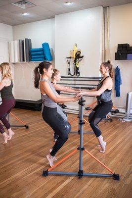 Our Thrive Barre classes are taught by instructors with a range of dance backgrounds--no two barre workouts are alike.