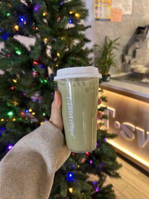 Matcha milk tea