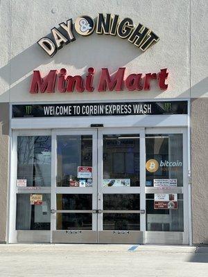 Mini Mart entrance!