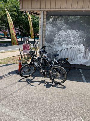 Two electric bicycle rentals!