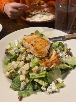 Glazed Salmon and Fresh Pear