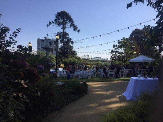 There can be tables set up outdoors on the grass for an event! 10/3/21