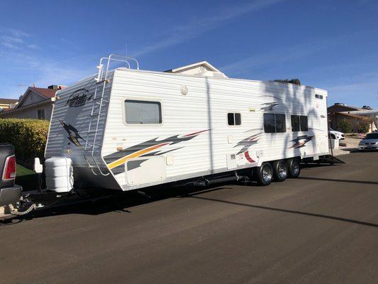 Our new to us trailer! Adventure ready!