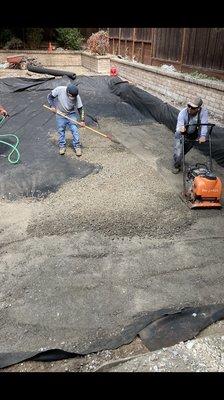 Backfill and compaction of pool.