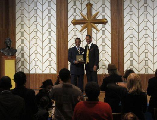 Community Awards Ceremony with Reverend Alfreddie Johnson