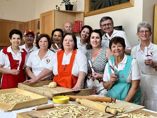 Cooking class at Rosa's home in Italy