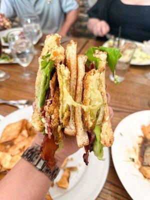 Fried green tomato BLT