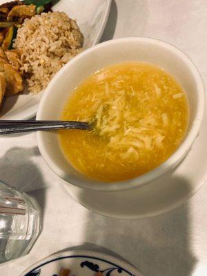 Egg drop soup like nowhere else.