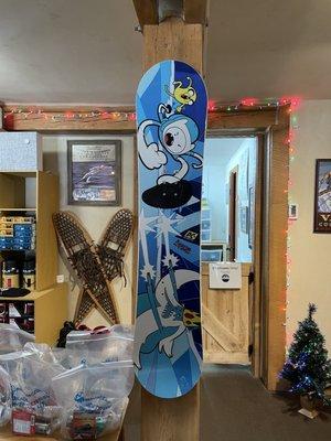 Adventure time snowboard