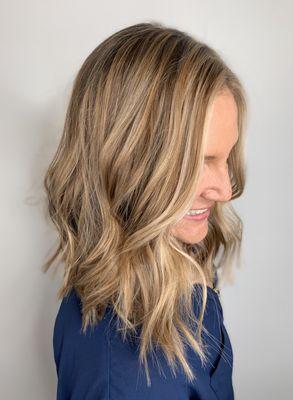 Balayage and cut by Michelle