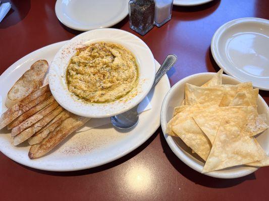 Warm Parmesan Artichoke Dip