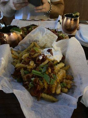 Loaded Fries... not really loaded with much cheese. Bacon was in strips instead of bits?