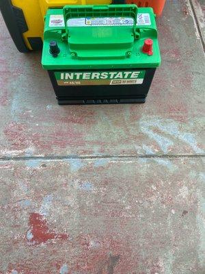 New interstate battery!