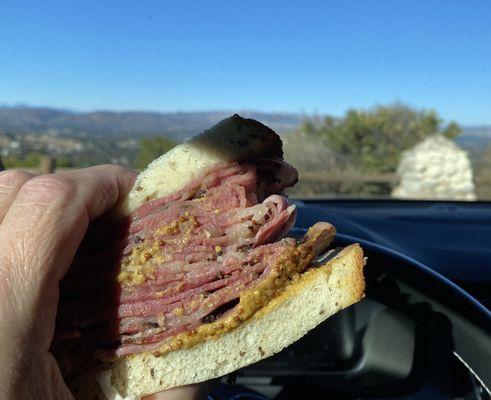 Hot pastrami on rye !!