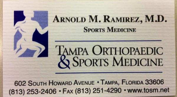 Dr. Ramirez runs 1/2 marathons and was able to relate to my injury! Great for getting back on 'the track' quickly :o)