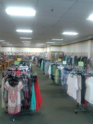 Large apparel selections are available at GB Shoes