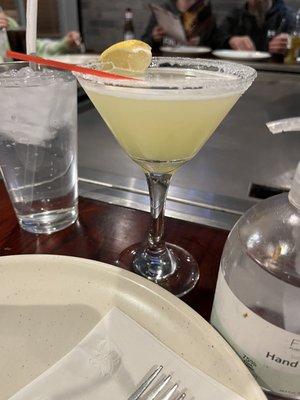 Lemon drop martini