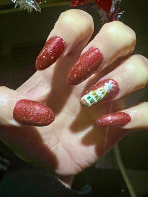 Christmas nails by Angel