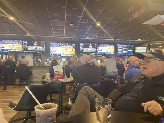 Sports bar and main dining area