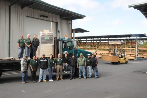 HPM Waimea's convenient drive-through lumber yard