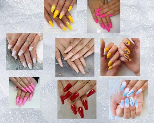 Let's explore the colorful nails collection at Serenity Nails Canton!!!