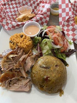 Pork Mofongo n pernil