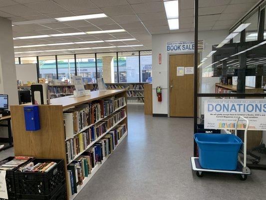 We have a book sale area!