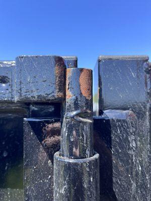 Rust on new trailer for sale.