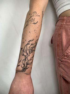 Healed half sleeve by Lexie