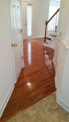 Hardwood Floor Restored