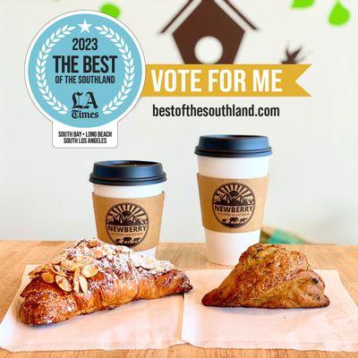 Nominated for the best coffee house !