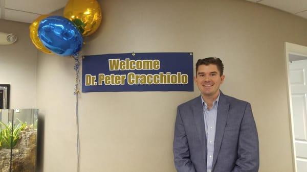 Welcome to the practice Dr. Peter Cracchiolo Jr. !!!