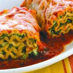 Pesto Lasagna Rolls @Romeo's catering NY