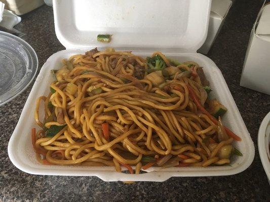 Nooooooo! They changed their lo mein :-(