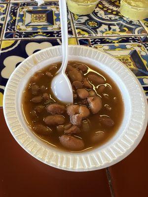 Frijoles ranchero, spicy!