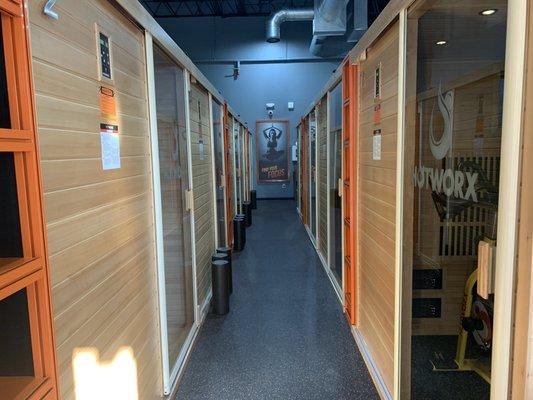 We offer 10 different infrared saunas!