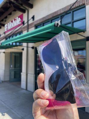 T Mobile Tuesday sunglasses with eclipse lenses