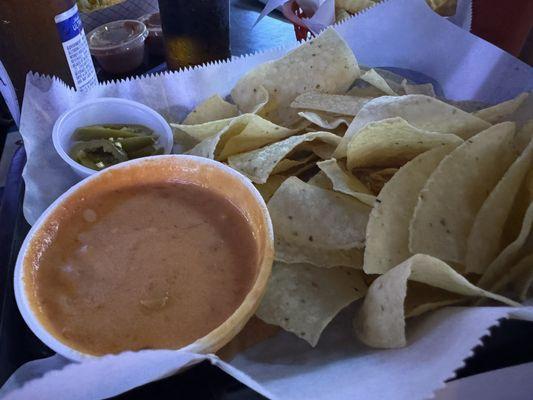 Chips & Queso 25% off on Tuesdsys