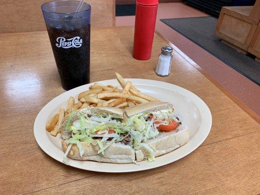 Napoli's Steak n Cheese sub ...