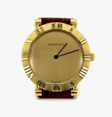 18k Gold Tiffany & Co. Atlas wrist watch