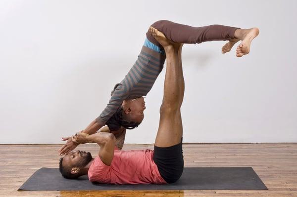 AcroYoga at Maha Yoga w/ Jean-Jacques & Melinda!