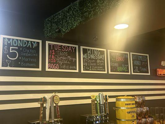 The Grove daily specials!